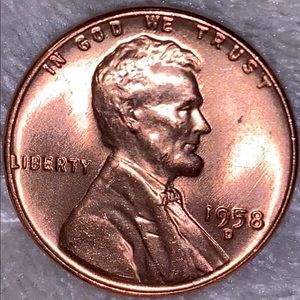1958-D Pennies (Red)